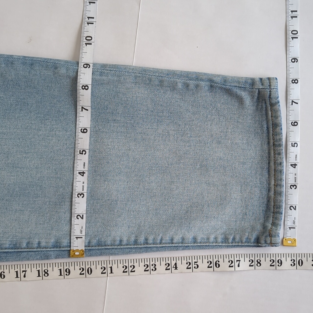Old Navy High-Rise O.G. Loose Straight Secret-Smooth Pockets Mom Jeans 6 Blue - Picture 15 of 15